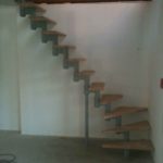 Pose d'escalier modulable quart tournant - 4